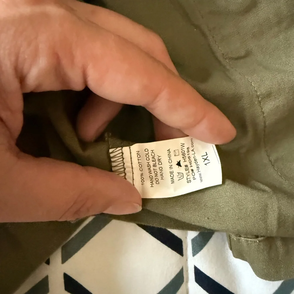 Hayden Embroidered Utility Jacket – NWT ✨🌿 1XL - Picture 5 of 6
